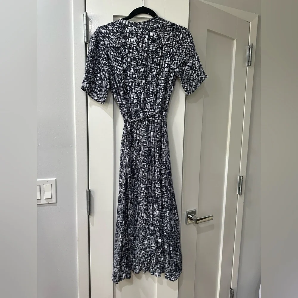 Polka Dot Wrap Dress - Picture 4 of 4